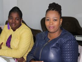 Jabu Mofokeng and Detective Lungile Ngcobo.