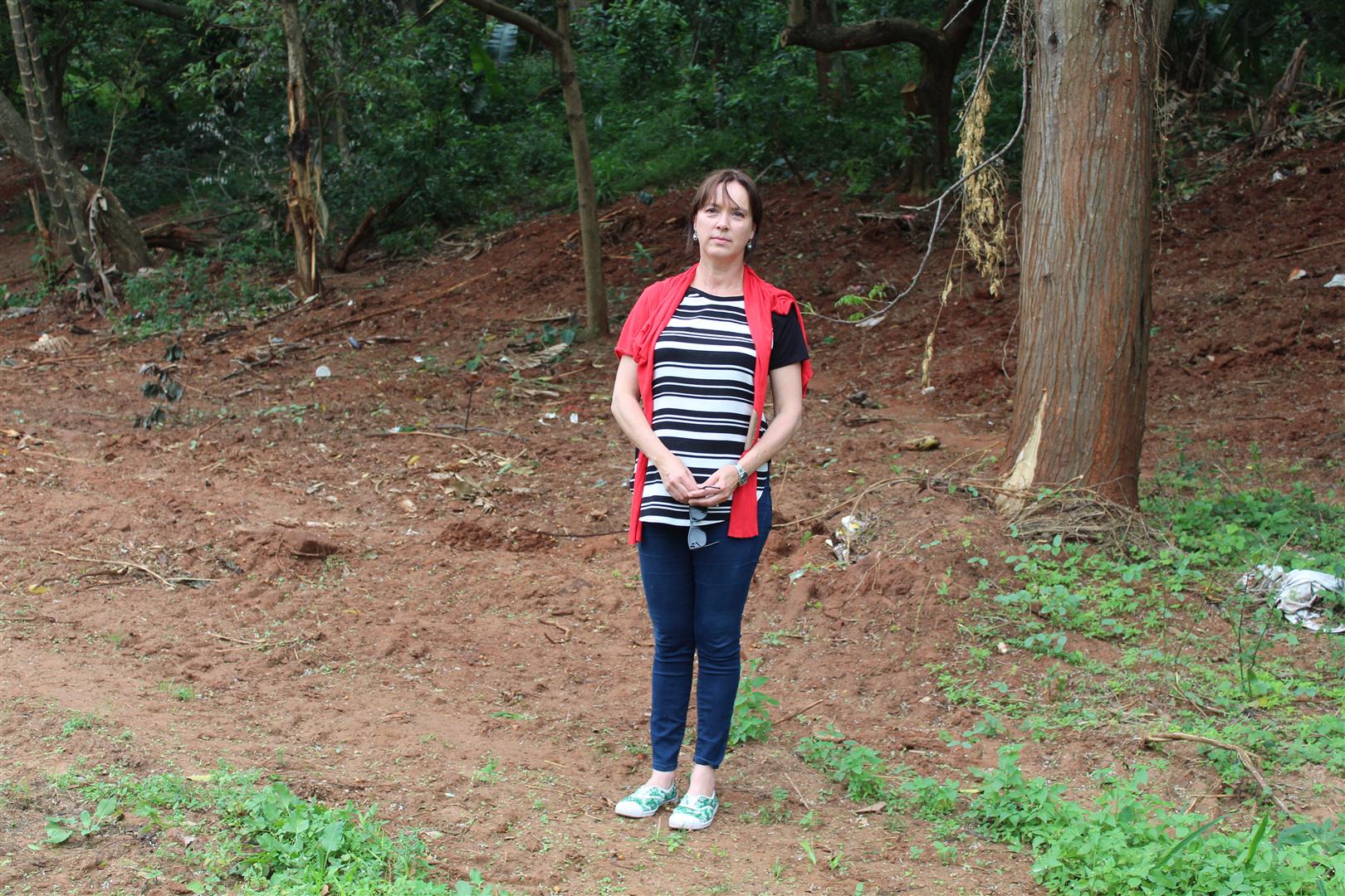 Working with local councillor Shaun Ryley and other residents, Carri Lambert (pictured) has organised a community clean up to cut down overgrown vegetation and pick up litter in the open space on Prospect Hall Road.