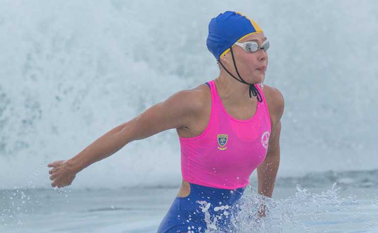 Kristin Bellingan is hoping to shine for the South African senior team at this year's Lifesaving World Champs in Australia. PHOTO: Graham Topfoto