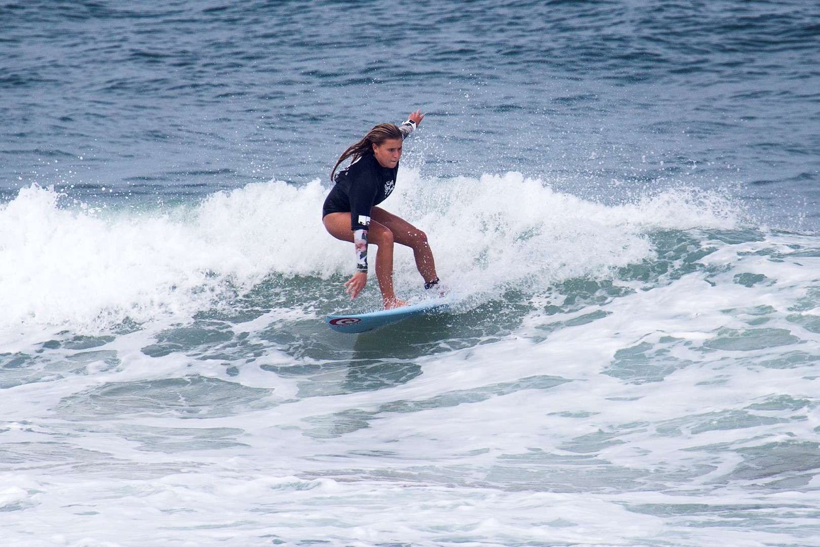 Kayla Nogueira came first in the U16 girls competition at the KZN surf champs. PHOTO: Karen D-Vine Images