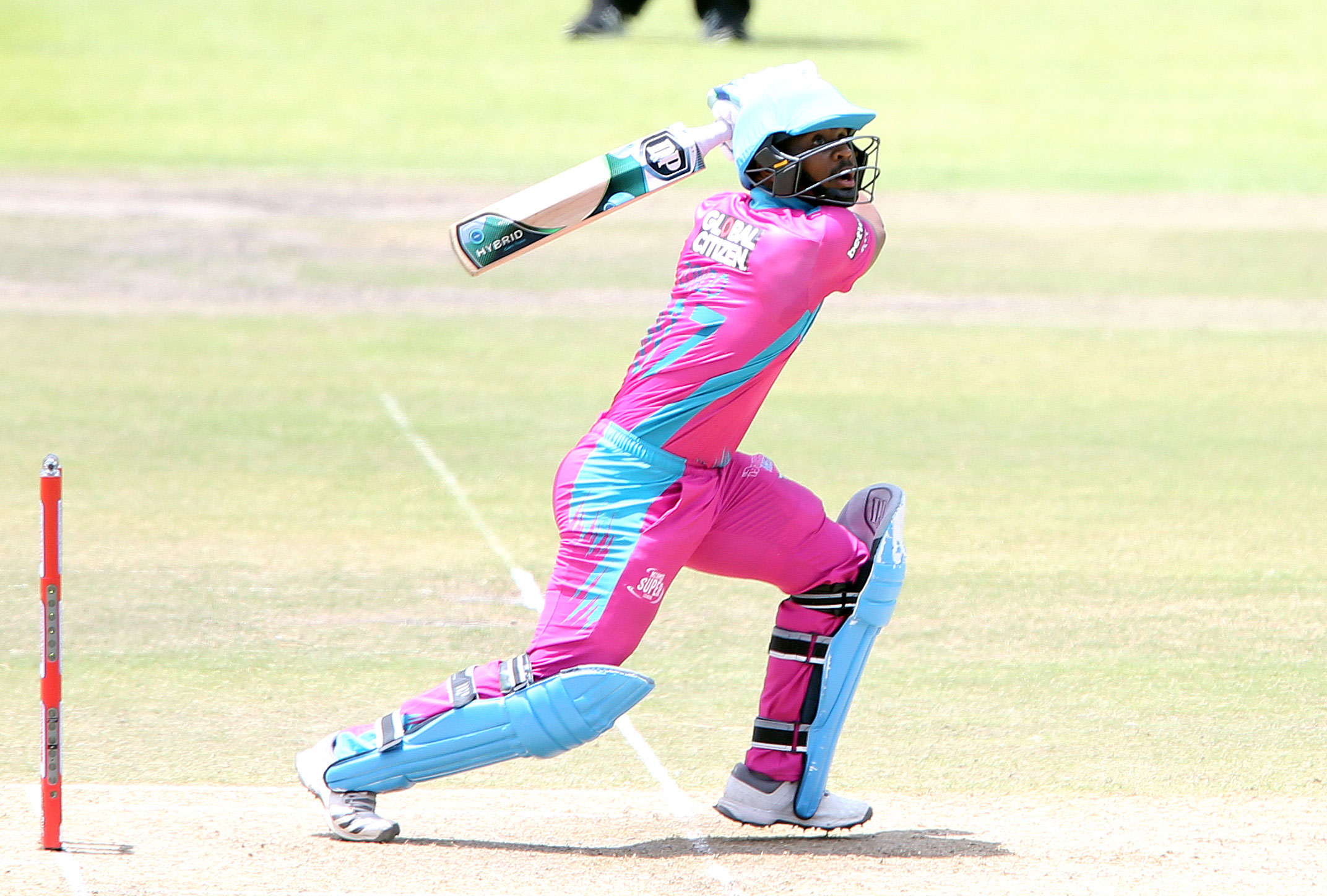 Durban Heat's Khaya Zondo was the stand out performer with 38 not out in his sides nine wicket defeat to the Paarl Rocks in the Mzansi Super League at Eurolux Boland Park on Sunday. PHOTO: Carl Fourie (Gallo Images)