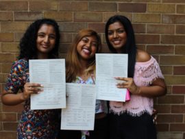 Chloë Naidoo (seven distinctions), Kimira Maharajh and Suveera Kistan (three distinctions).