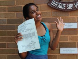 Jewel Anne Naicker who got five As said,"it feels absolutely amazing and the tip and trick is balance and to have a healthy frame of mind."