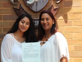 Mum, Shorlaine Dayaram and daugther, Mohini Kisten.
