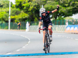 Cashandra Slingerland soloed her way to the ladies title at the aQuellé Tour Durban. PHOTOS: Anthony Grote (Gameplan Media)