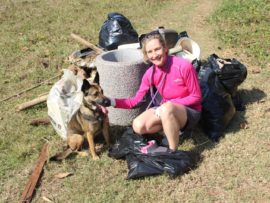 Learners from Chelsea Preparatory, Nicola Janse Van Resnburg and Ruby Gaines also lent a hand at the clean-up on Saturday.
