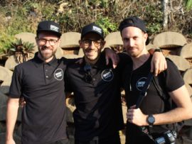 Cameron Finnie, Jonas Barausse and Dane Foreman of BESETDurban co-organised the tour with Starlite Aviation.