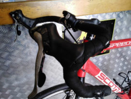 Ally's bicycle was badly damaged in the incident.