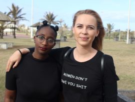 Kundai Nachito and Cristy Gibbons.
