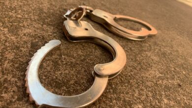 arrest, crime, handcuffs