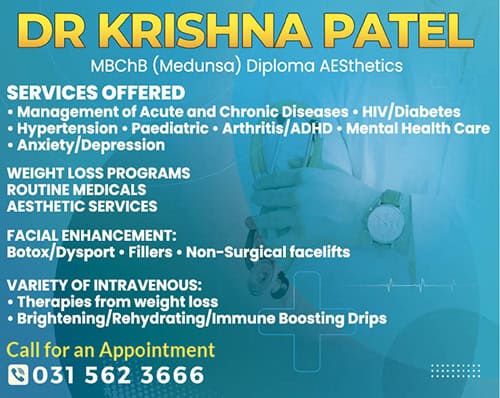Dr Krishna Patel advert small