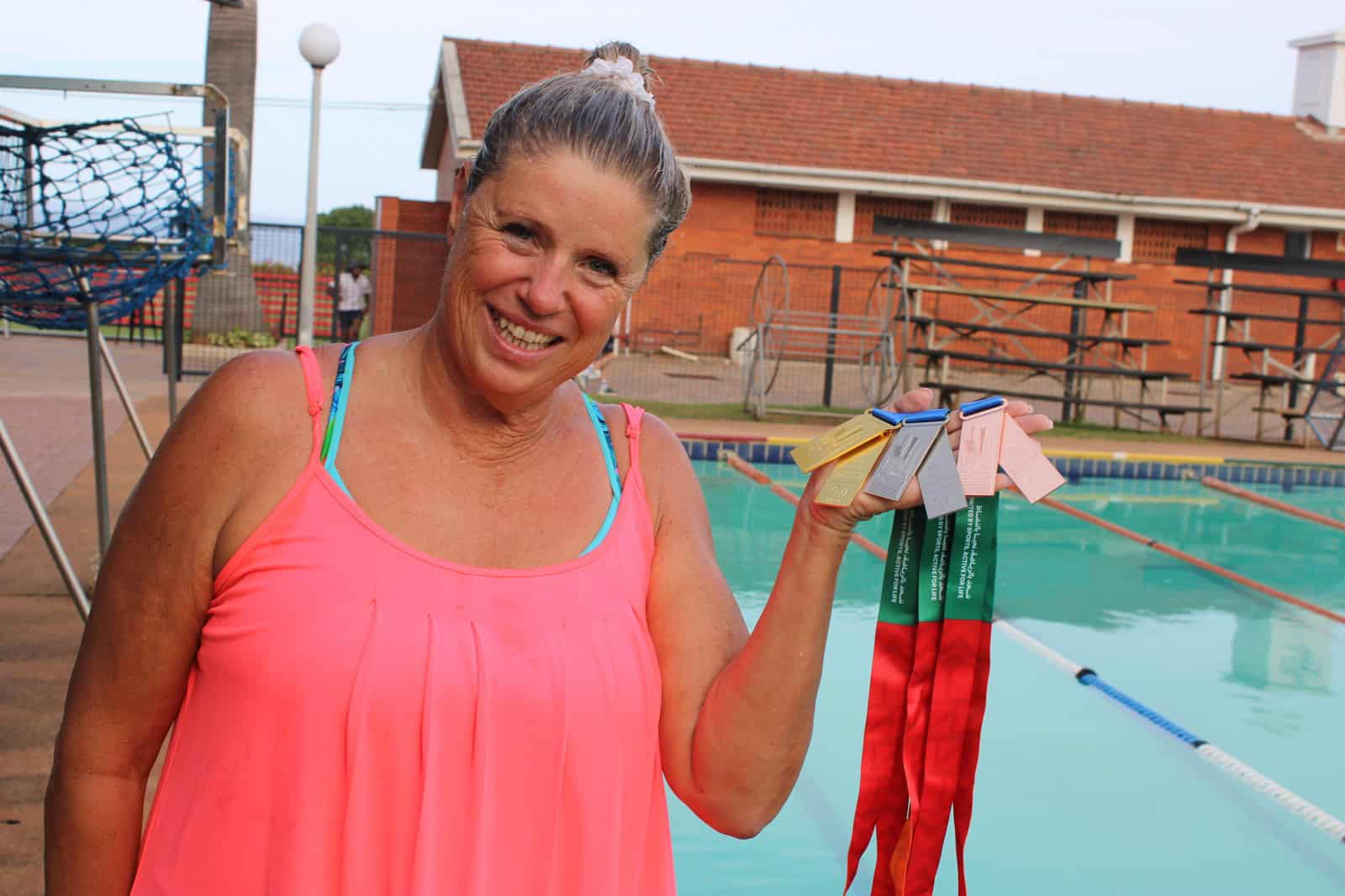 Masters swimmer makes a splash in UAE