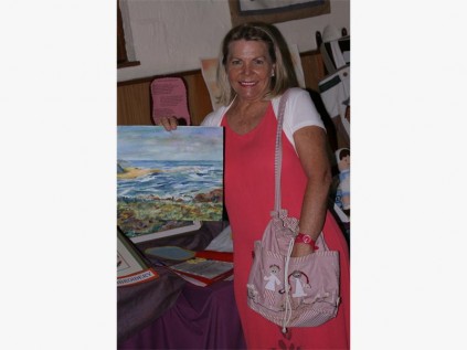  Betsie Taylor of Margate spends her Friday at St Margaret's Anglican Church