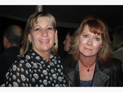 Having loads of fun at the official opening of the new Criterion Yamaha premises at Spiller's Wharf last Saturday are Linnie Pretorius (left) and Michelle Clark.