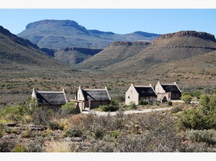 Chalets at Karoo National Park.