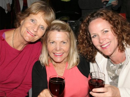 Supporting a worthy cause are (from left) Roz Hooper of Ramsgate, Betsie Tayler of Margate and Cate Spinks of Johannesburg.