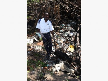 SPCA inspector Ernest Zulu was shocked at the sight of the carcasses.