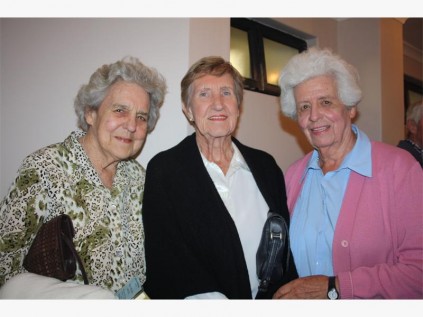 Marge Gemmell, Pat Murray and Rosemary Esterhuysen are ready to watch the KZN Philharmonic Orchestra’s performance at Azalea Hall last Saturday.