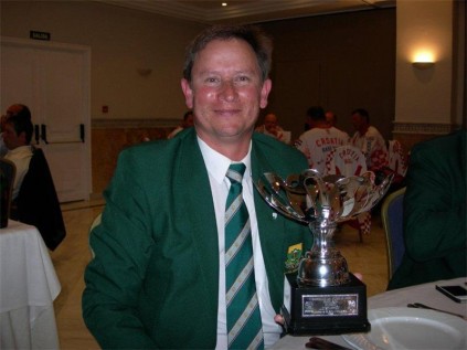 Hendrik Korf from Uvongo at the Bass World Championships in Spain. He was part of the SA team which finished second.