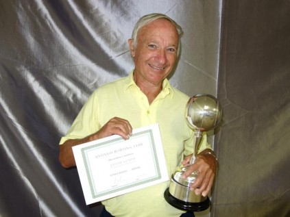 Jannie van der Nest won the Riverside Bowling Club's men's novice singles title and was also named the most improved bowler for 2013.