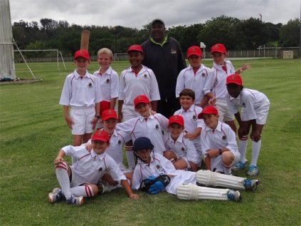The Port Shepstone CC U10 cricket team is (back, from left) Kai Hielckert, Kelli Ashington, BJ Malamba, coach Ben Malamba, Jaco Victor, Michael Clifton; (front) Bruce Bormann, Reece Murray, Seth Bezuidenhout, Tyler Hogan, Ruan Victor, Declan Lloyd, Smilo Zulu and wicketkeeper Ben Snell.