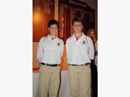  Alex and Zack Thiele received an award for full attendance, dedication and hard work. 