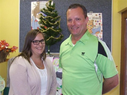 Monique Klaver and Wickus Pretorius, who are both leaving Margate Primary, are wished much happiness and success in their new positions.