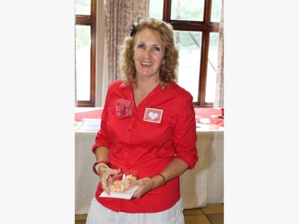 Gloria Bester supports Stonecroft Ministries' monthly meeting.