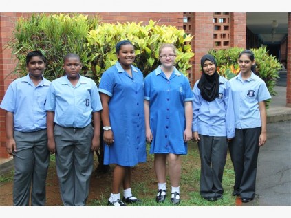 PSSP monitors (from left) Jarod Packree, Lebohang Sibiya, Robyn van Niekerk, Shannon Kearns, Maryan Desai and Kiashka Ramsundar were recently inducted.