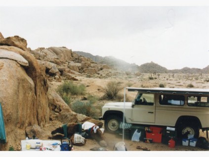 Camping among the boulders at Kokerboomkloof.