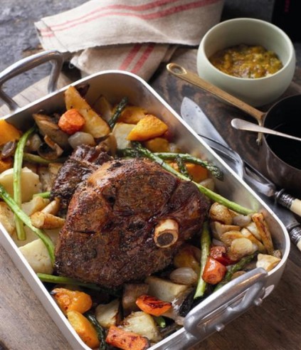 roast leg of lamb