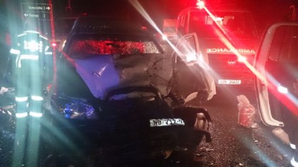 The collision was head-on.