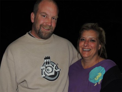 Jens Andersen (left) and Deborah Leask.