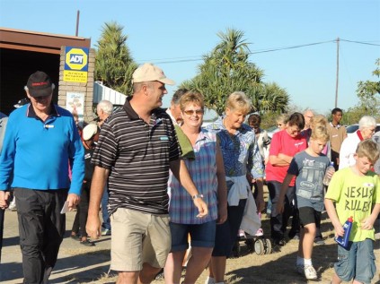 The recent walk to raise funds for the Bible Society of South Africa was well supported.