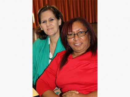 Karen van Niekerk and Sheila Moodley.
