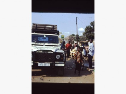 Malawi roadside market.