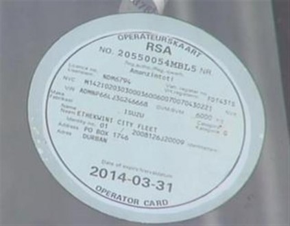 This licence disc is invalid.