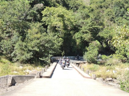 Road through the gorge.