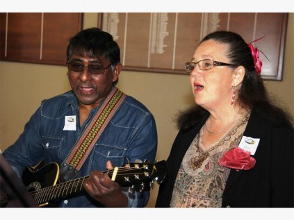 Mitchell Sanesy and Diane Visser.