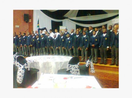 The Mthwalume High choir.
