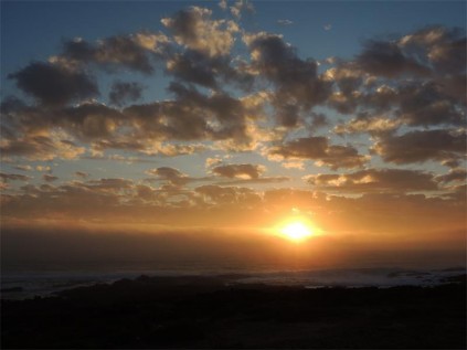 Atlantic Ocean sunset.