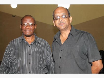 Reverend Jonathan Mnguni (left) and Ivan Naidoo.