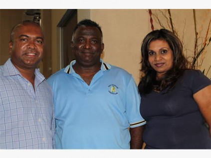 Selvan Chetty, Pastor Vasin Gounder and Ashika Ajudia.