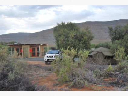 Our lovely campsite at Perdekloof.