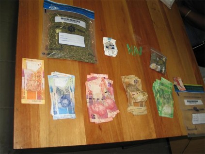 Police also confiscated a large sum of money.