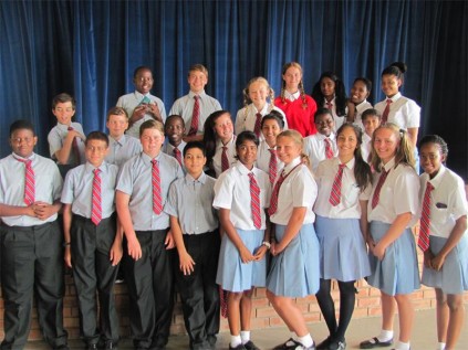  Creston pupils (back, from left) Awande Maphumulo, Joshua Bonnema, Savannah Haupt, Rossella Ohrablo, Tania Verghese, Yonela Gasela, Mihlali Mgwangqa, (middle) Nicholas Kalamoudacos, Pieter Stroebel, Sethu Songca, Karissa van Rensburg, Mubasheerah Adam Maulvi, Thandokazi Sigede, Micaela van Heerden, (front) Aphiwe Xolo, Uzair Patel, Kyle Allan, Azhar Dindar, Creleisha Moodley, Cayleigh de Beer, Sameera Moosa, Jesse Nell and Anathi Siyongwana. 