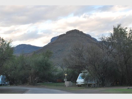 The award-winning Karoo National Park camping and caravan park.