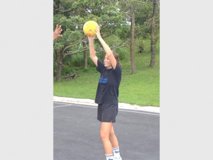 PSHS first netball team player Jané Hills was named player of the match at last week's Gelofte Night Series game against Hillcrest High.