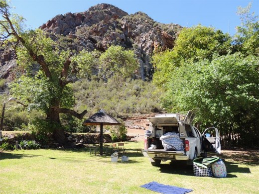 The last - and ill-fated - camp we set up on our 'Filling in the Gap' road trip.