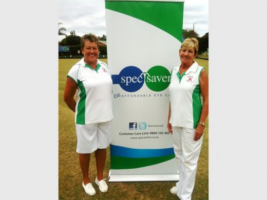 Runners-up: Pam Cole-Cook and Vi Pells from Margate Bowling Club.